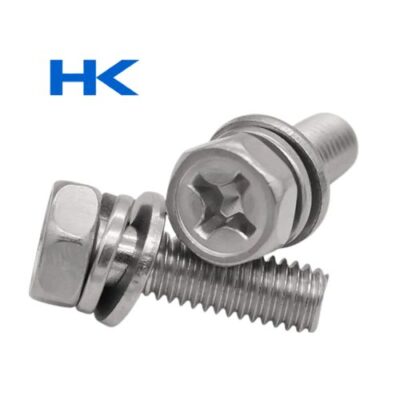 VÍT PAKE LIỀN LONG ĐEN KÉP INOX GB9074.13