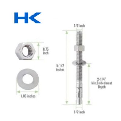 TẮC KÊ NỞ RÚT INOX M12x100mm
